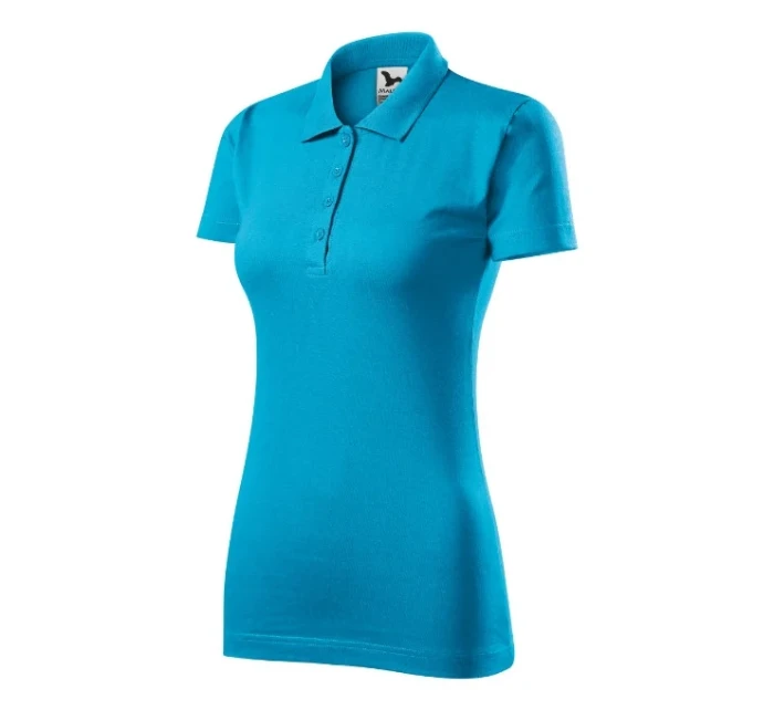 Single J. polokošile dámská tyrkysová Single J. polokošile dámská tyrkysová