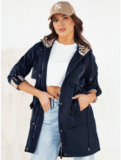 Dámská přechodná bunda parka navy blue Dstreet model 21974342 - FashionStreet