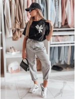 Dámské tričko oversize s 3D efektem černé Dstreet model 21983074 - FashionStreet Dámské tričko oversize s 3D efektem černé Dstreet model 21983074 - FashionStreet