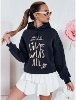 Dámská oversize mikina LOVEWILL navy blue FashionStreet BY1467