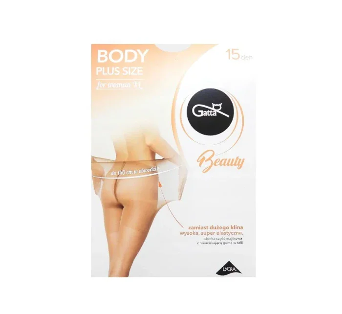 Dámské punčochové kalhoty Gatta Body Plus Size 15 den for Woman XL Dámské punčochové kalhoty Gatta Body Plus Size 15 den for Woman XL