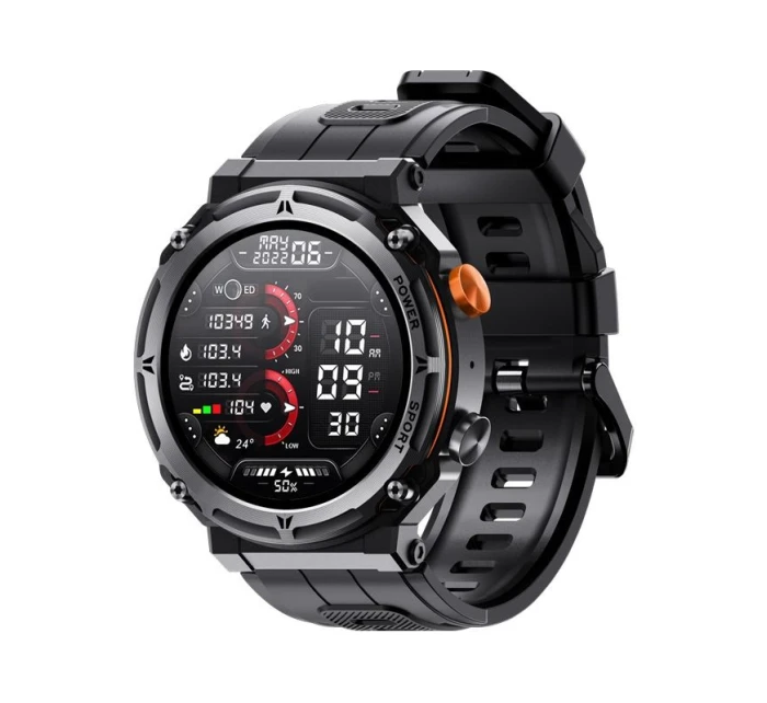 VELTORI VT130-1 Smartwatch Černý silikonový řemínek VELTORI VT130-1 Smartwatch Černý silikonový řemínek