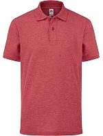 Fruit of the Loom Kids 65/35 Polo Dětské piqué polo 16.3417 vintage heather red Fruit of the Loom Kids 65/35 Polo Dětské piqué polo 16.3417 vintage heather red