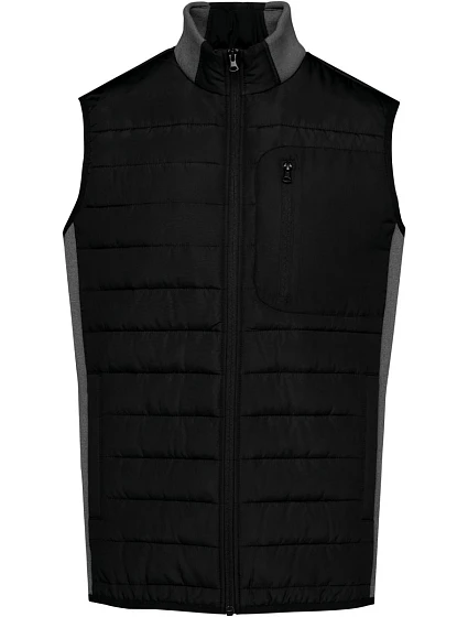 Kariban K 6170 Pánská hybridní vesta 20.6170 black/dark grey heather Kariban K 6170 Pánská hybridní vesta 20.6170 black/dark grey heather
