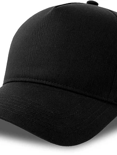 5 panelová baseballová kšiltovka black model 22456245 - Atlantis Headwear
