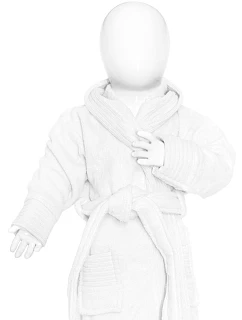 The One Towelling Baby Bathrobe Dětský župan 48.1007 white