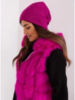 Czapka AT CZ model 18997461 fuksjowy - FPrice Czapka AT CZ model 18997461 fuksjowy - FPrice
