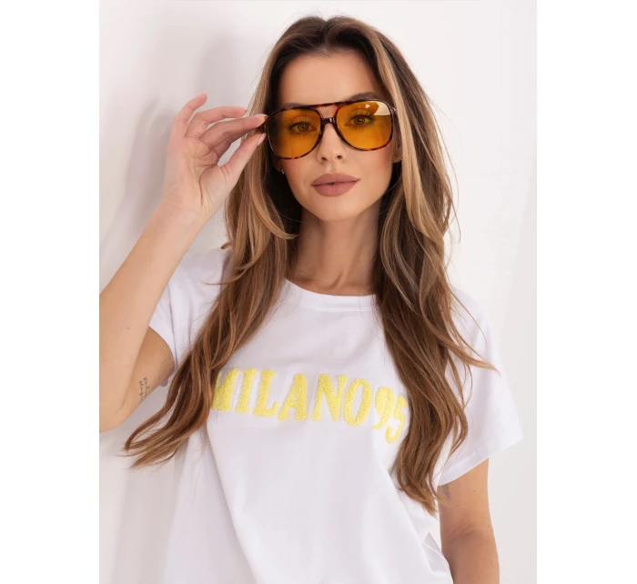 RV tričko TS A1206.84 bílá žlutá