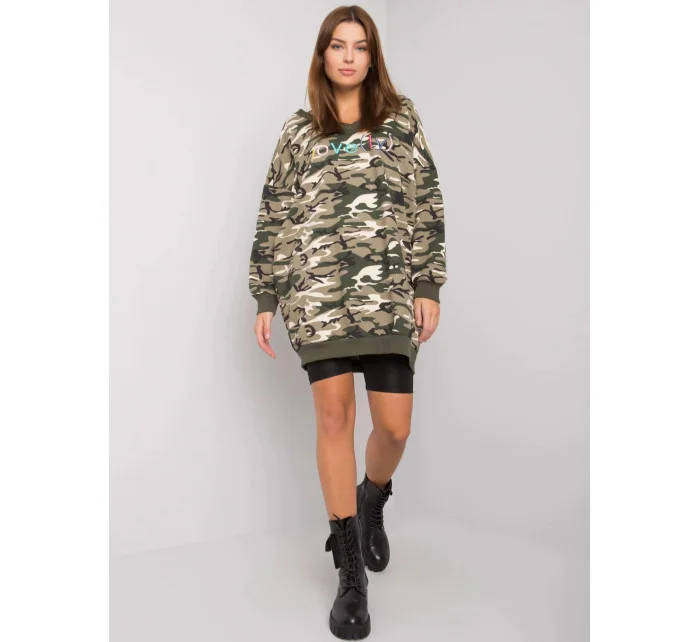 Dámská tunika s vzorem model 17011712 - FPrice Dámská tunika s vzorem model 17011712 - FPrice