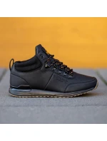 Pánské kotníkové boty Jogger MRM4A Černá - Bustagrip Pánské kotníkové boty Jogger MRM4A Černá - Bustagrip