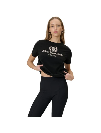 Dámské tričko 4F F2738 tmavě černé 4FWSS26TTSHF2738 20S