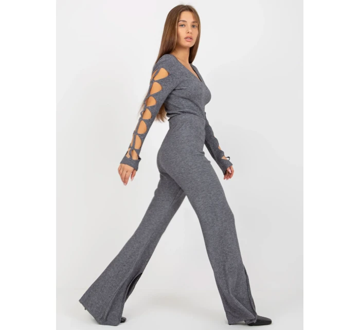 Kalhoty VI SP 20271.97 tmavě šedá Kalhoty VI SP 20271.97 tmavě šedá