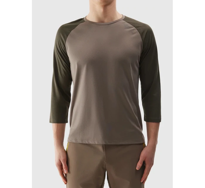 Pánské cyklistické triko 4F - hnědé Pánské cyklistické triko 4F - hnědé