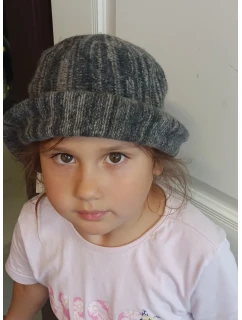 Dámský vlněný klobouček CZ17517-3 šedý melange - Art of Polo