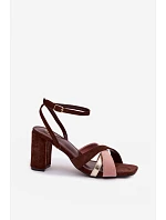 Sandály na podpatku  model 226335 Step in style