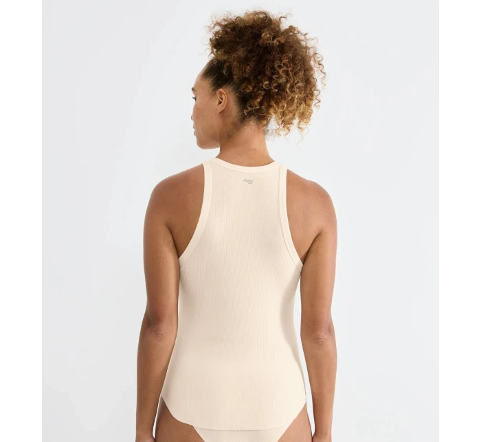 sloggi GO Ribbed Tank Top - ANGORA - SLOGGI ANGORA - SLOGGI