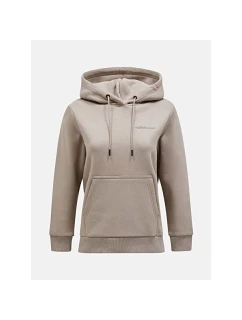 Mikina Peak Performance W Original Small Logo Hood Beige