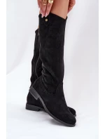 Na Plochém Podpatku S Vzorem Černé model 21685054 - S.Barski