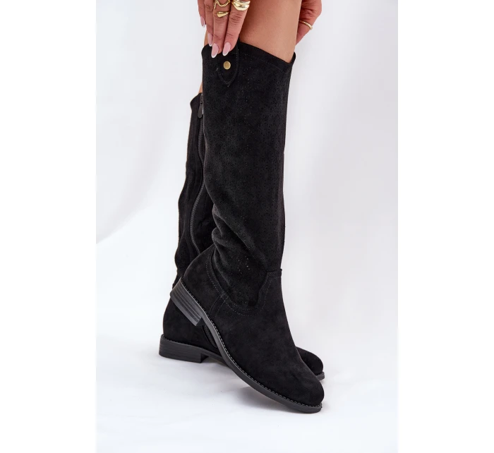 Na Plochém Podpatku S Vzorem Černé model 21685054 - S.Barski