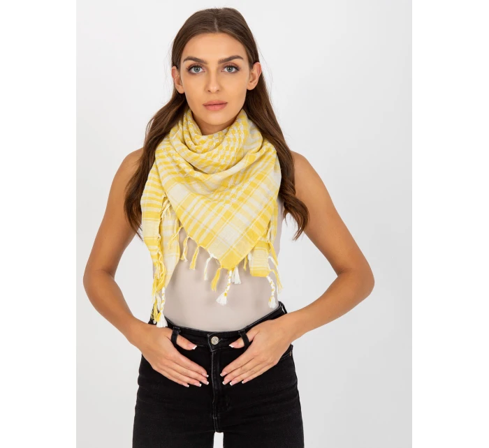 Šátek AT CH model 21307983 světle žlutý - FPrice Šátek AT CH model 21307983 světle žlutý - FPrice