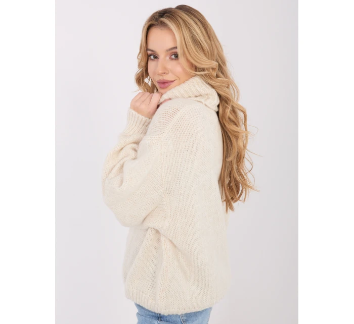 Sweter IN SW model 21782339 jasny beżowy - FPrice