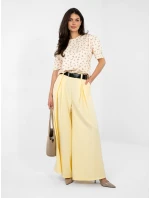 Spodnie IT SP model 21946585 jasny żółty - FPrice