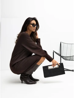 Sukienka RV SK model 21777688 ciemny brązowy - FPrice