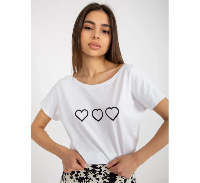 Tričko RV TS 5650.07P bílá a černá