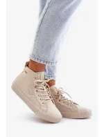 Zateplené model 20653417 Tenisky Dámské Big Star HiPoly System Béžové - Big Star Shoes Zateplené model 20653417 Tenisky Dámské Big Star HiPoly System Béžové - Big Star Shoes