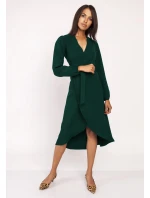 Dámské šaty model 20188998 tmavě zelené - Lanti Dámské šaty model 20188998 tmavě zelené - Lanti