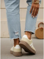 Dámské tenisky na silné podrážce žluté FashionStreet ZY1400 Dámské tenisky na silné podrážce žluté FashionStreet ZY1400