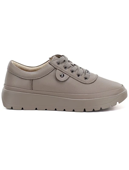Pohodlné béžové dámské kožené polobotky model 22282627 - VINCEZA