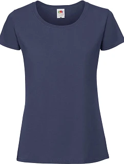 Fruit of the Loom Lady-Fit Iconic 195 T Dámské tričko z těžké bavlny 16.1424 navy