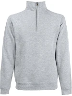 Premium Zip Neck Sweat Mikina s 1/4 zipem model 22458152 heather grey - Fruit of the Loom Premium Zip Neck Sweat Mikina s 1/4 zipem model 22458152 heather grey - Fruit of the Loom