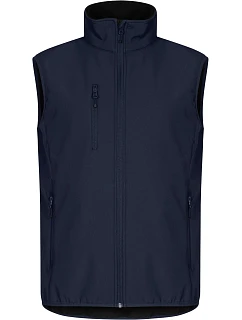 Classic Softshell Vest M Pánská 3vrstvá softshellová vesta model 22471267 dark navy - Clique