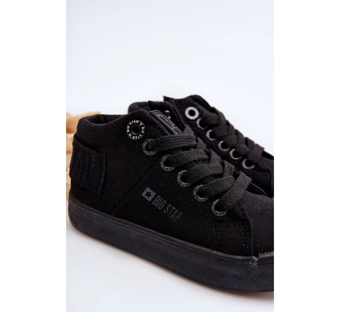 Dětské Klasické Vysoké Boty Big Star model 21626725 Černé - Big Star Shoes Dětské Klasické Vysoké Boty Big Star model 21626725 Černé - Big Star Shoes