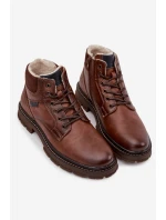 Pánské zimní kozačky model 21713700 hnědé - Wrangler