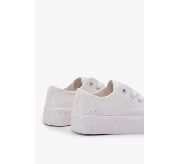 Dětské plátěné tenisky Big Star - bílé Dětské plátěné tenisky Big Star - bílé