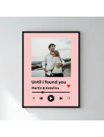 Personalizovaný plakát v rámu - 30x40 - hudební přehrávač Personalizovaný plakát v rámu - 30x40 - hudební přehrávač