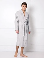 Pánský župan Fernand sv. šedá - Aruelle