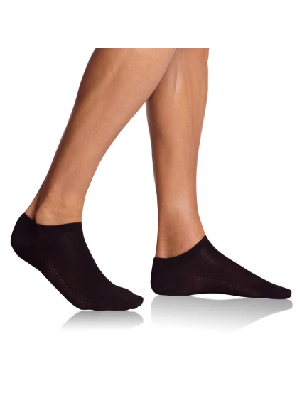 Pánské krátké bambusové ponožky BAMBUS AIR Černá - BELLINDA