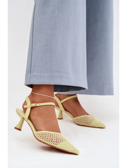 Sandály na podpatku  model 225216 Step in style