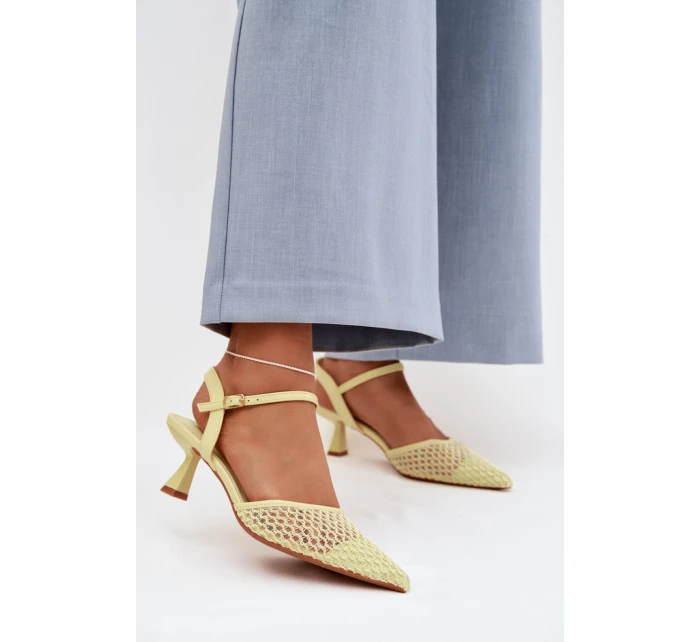 Sandály na podpatku  model 225216 Step in style