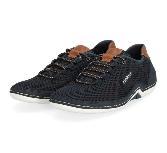 Pohodlné polobotky Rieker M RKR666 navy blue
