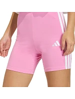 Dámské šortky adidas Essentials 3-Stripes High Waisted Biker shorts pink KT1625 dámské Dámské šortky adidas Essentials 3-Stripes High Waisted Biker shorts pink KT1625 dámské
