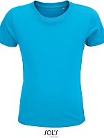 SOL'S Crusader Kids Dětské tričko z bio bavlny 25.3580 aqua