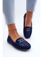 Dámské módní semišové mokasíny tmavě modrá Rabell Dámské módní semišové mokasíny tmavě modrá Rabell