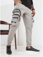 Pánské bojové kalhoty šedé FashionStreet UX4159
