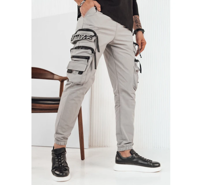 Pánské bojové kalhoty šedé FashionStreet UX4159