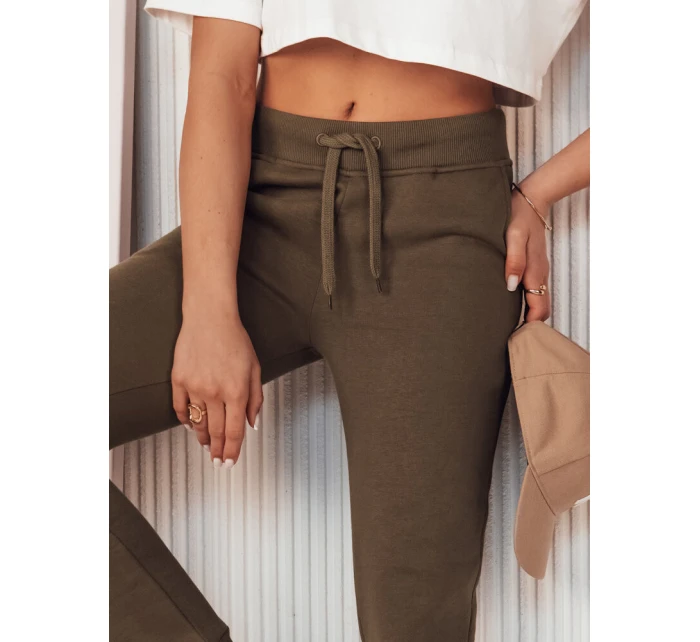 Dámské tepláky VELARA hnědé FashionStreet UY2019